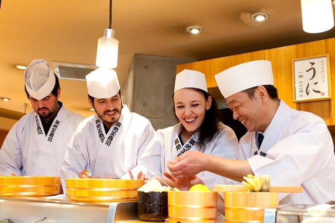 Tokyo 6 Hr Private Guided Tour and Sushi Making & Sake Pairing