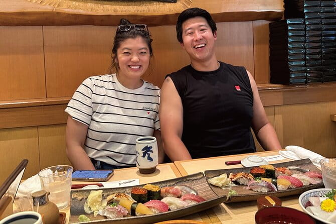 Tsukiji Market Eating Tour, Authentic Sushi & Sake Comparison