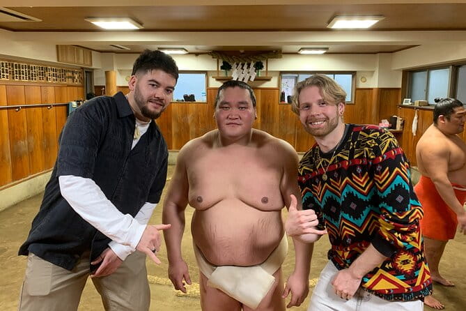 Watch the Real Sumo Morning Practice Tour at Yokozuna Stable - Overview and Details