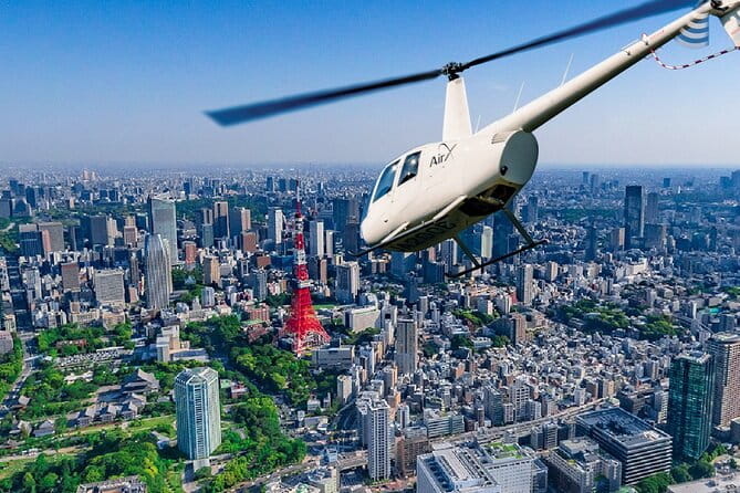 【10 Mins】Tokyo Helicopter Tour + Private Car Pickup & Drop off - Inclusions