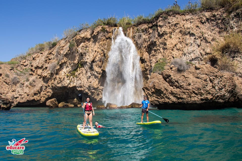 Nerja: Maro Waterfall Boat Trip With Paddleboarding & Drink - Activity Overview