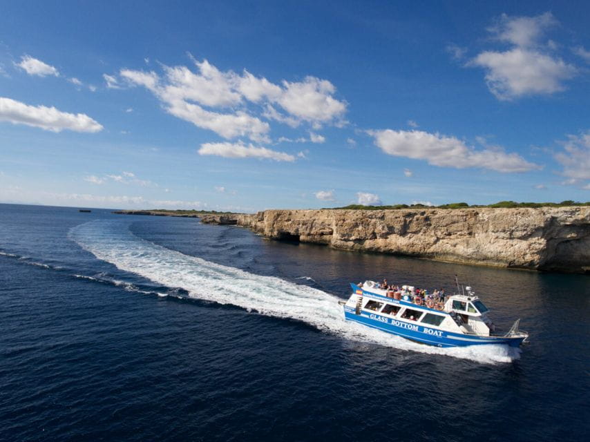 From Cala Galdana: 2-Hour Glass-Bottom Boat Trip