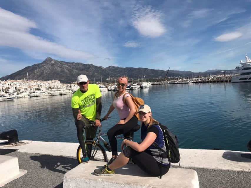 From Marbella: Guided Bicycle Tour to Puerto Banús