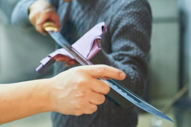 Katana Samurai Sword Making Experience – Tokyo