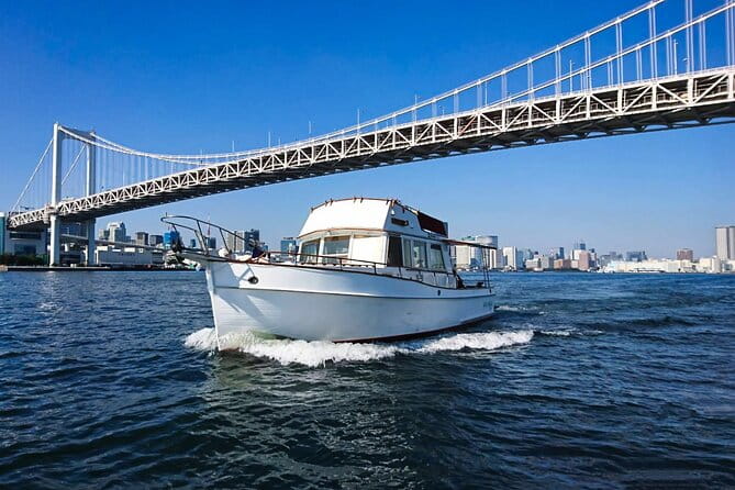 2 Hours Private Cruising Boat Tour;Tokyo Bay & River - Inclusions