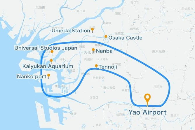 【25 Mins】Osaka Cessna Cruising- Touring the Tsutenkaku and USJ - Important Participation Guidelines