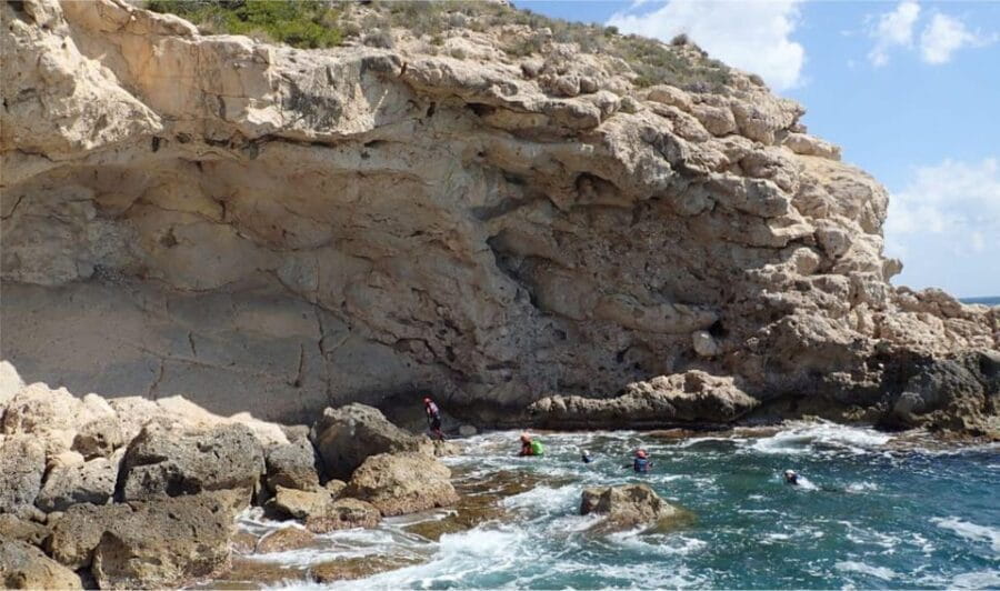 Alicante: Coasteering Adventure on Torres De La Villajoyosa - Experience Highlights