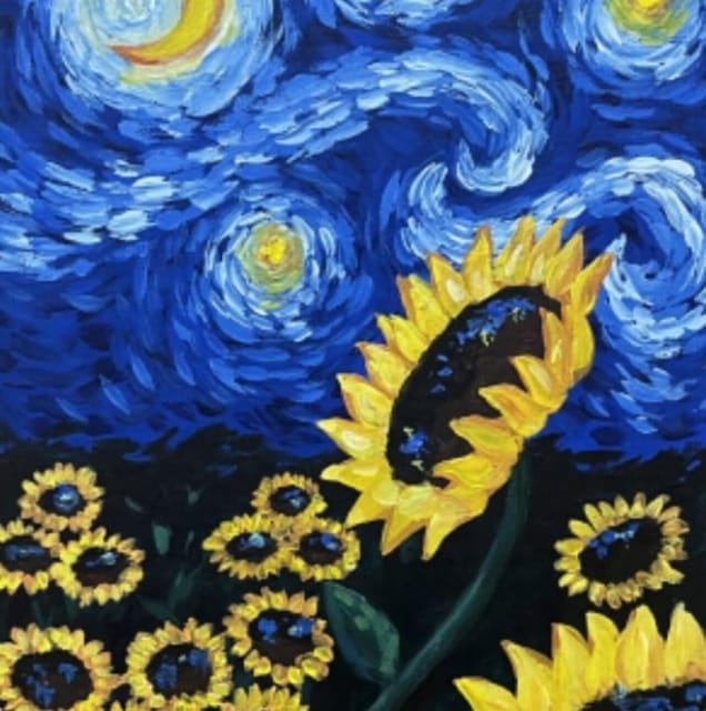 Barcelona: Wine and Van Gogh Paint and Sip Painting Class - What You Will Learn