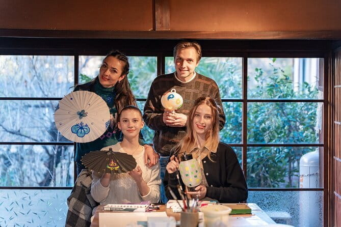 Lantern and Mini Japanese Umbrella Painting With Artisan Visit - Exploring the Meeting Point