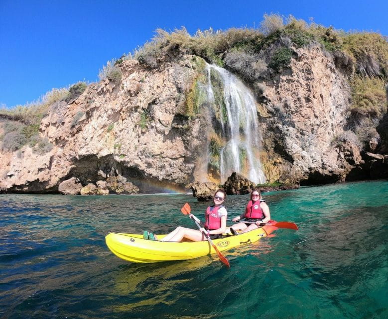 Nerja: Guided Kayak Tour Nerja Cliffs and Maro Waterfall - Itinerary and Experience