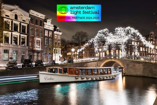 Amsterdam Light Festival: Canal Cruise Covered Saloon Boat - FAQs