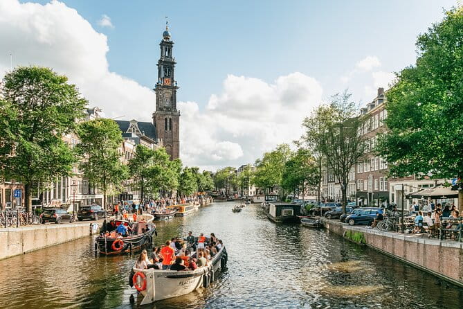 Amsterdam Luxury Open Boat Canal Cruise with Unlimited Drinks - The Landmark Stops: What You’ll See and Learn