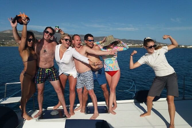 Catamaran Semi Cruise Paros Antiparos includes Food and Drinks - The Sum Up