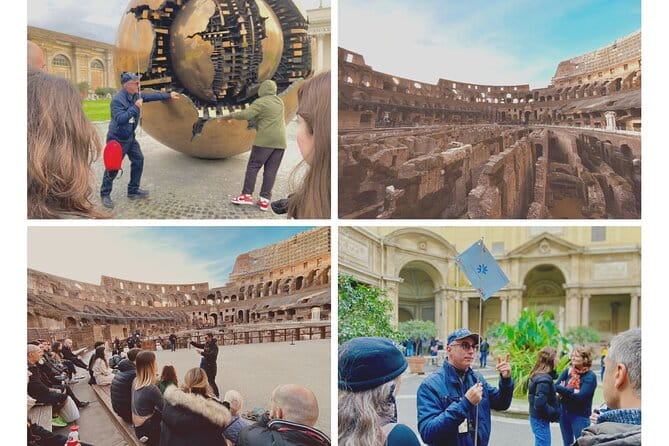 Colosseum with Arena and afternoon Vatican Museums Tour - Visiting the Roman Forum and Palatine Hill