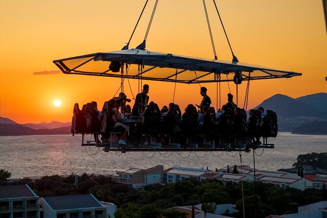 Dinner in the Sky Dubrovnik - Dine 50m above ground - FAQs