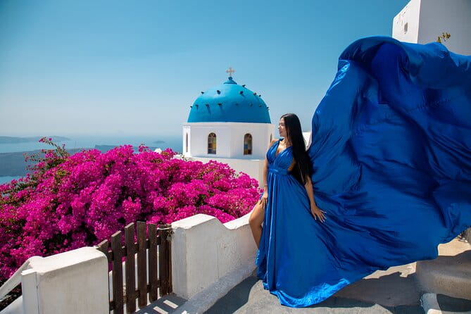 Flying Dress Photoshooting Santorini - The Cost and What You’re Getting