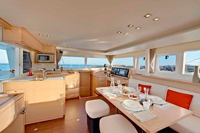 Island Hopping: Santorini Catamaran Charter Cruise with a skipper - FAQs