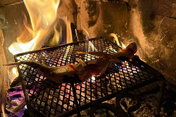 Levi Ice Fishing Experience in the Wild with Campfire Treats - Warm Cabin and Campfire Snacks