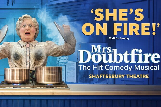 Mrs Doubtfire The Musical Theatre Tickets in London - The Heart of London: Entering the Shaftesbury Theatre