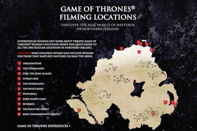 Private Game of Thrones including Giant's Causeway Causeway Coast Rope Bridge - FAQ