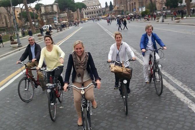 Private Tour of Rome by Bike - A Ride Around The Most Famous Places of Rome - Exploring the Heart of Ancient Rome: The Roman Forum and Largo Argentina