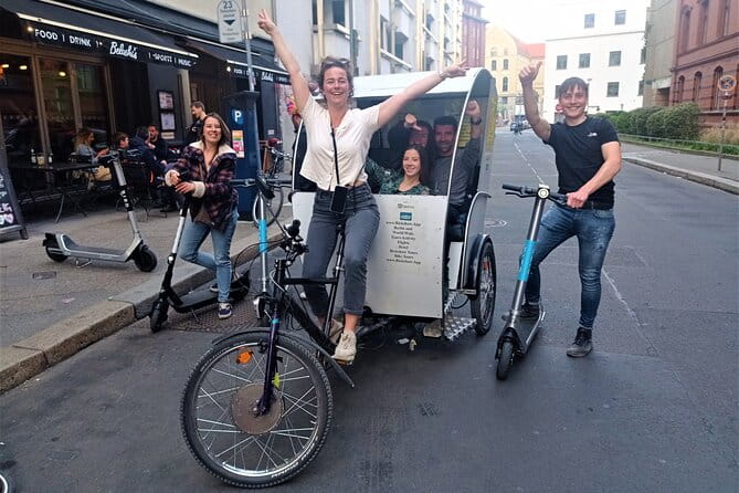 Private Up to 12 Guests-ONE RICKSHAW, E-Bikes, E-Scooters - The Benefits of a Multi-Mode Transport Approach