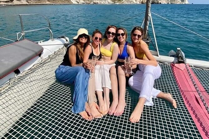 Santorini Catamaran Cruise 5-Hour Private Sailing Experience - The Lighthouse View