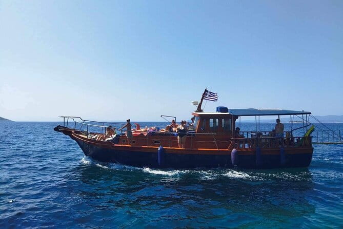 SemiPrivate Trip on 50ft Traditional Wooden Boat with Greek Lunch - The Food and Drinks