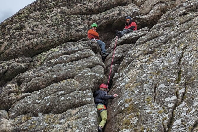 Shared Climbing Experience in Dartmoor - The Value of Guided Outdoor Climbing