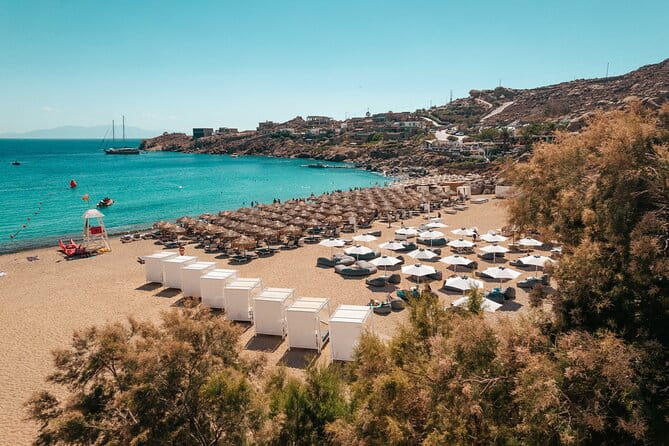 Super Paradise Beach Mykonos Seaside Sunbed (2nd row) - The Value of Booking in Advance