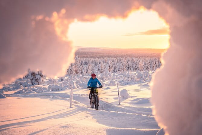 Winter afternoon group Ride in Saariselkä - Joyful Moments and Photo Opportunities