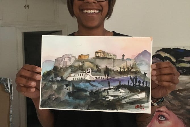 workshop for painting acropolis/landscape with local artist - Group Size, Price, and Practicalities