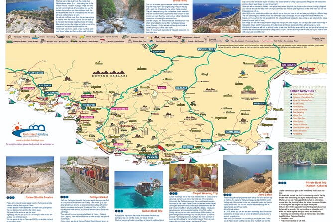 Xanthos Ancient City, Saklikent Canyon and Patara Beach From Kalkan Kas - Key Points/Takeaways