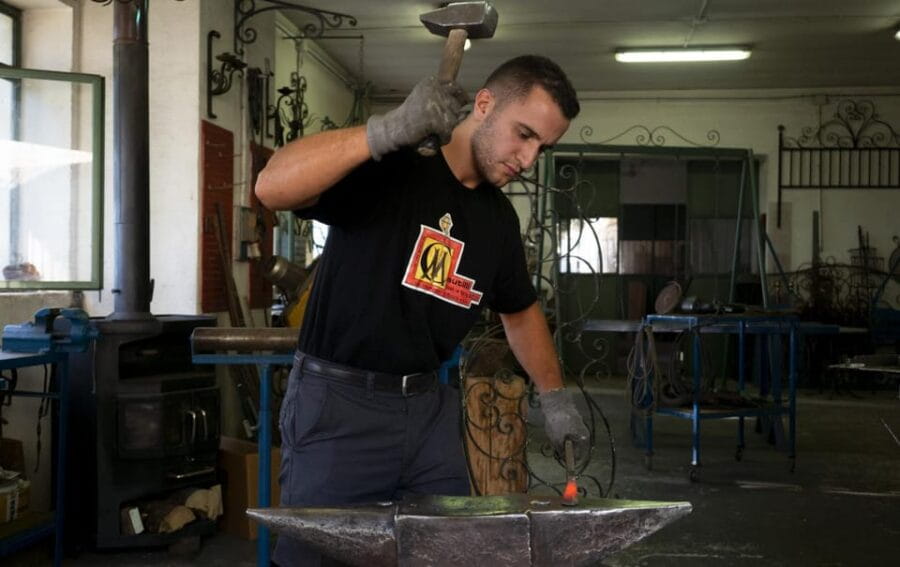 A Day at the Forge: Creating a wrought iron souvenir - Entering the Workshop: A Step Back in Time