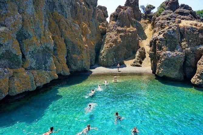 Aegean Islands Boat Trips From Marmaris & Icmeler - Kizkumu Beach and Its Unique Attraction