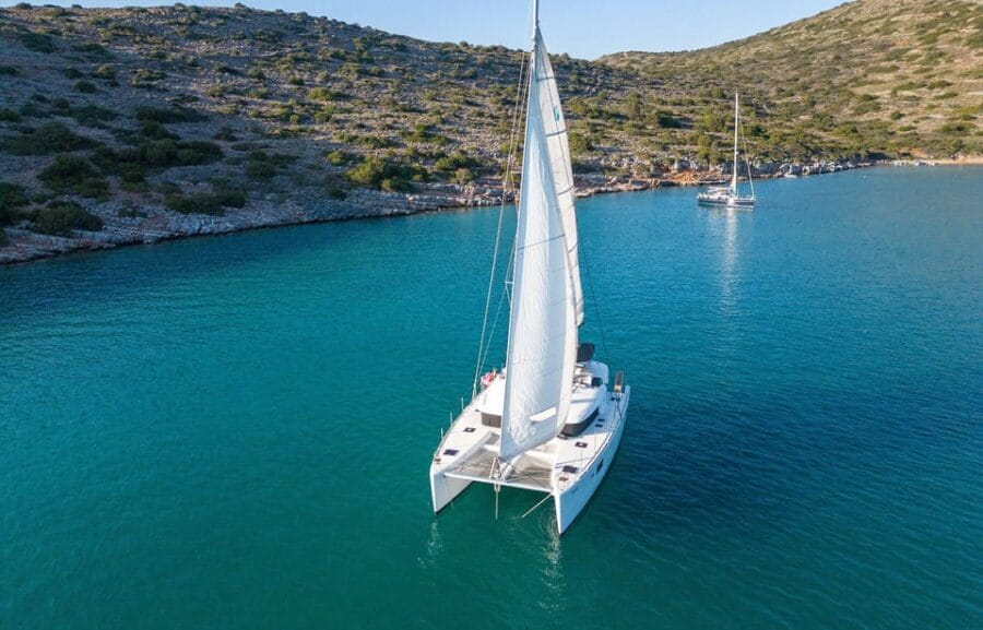 Agios Nikolaos: Private Catamaran Cruise with Meal & Drinks - Setting Sail from Agios Nikolaos