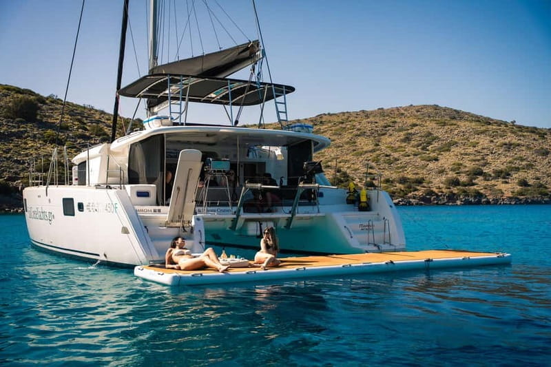 Agios Nikolaos: Sailing Trip Catamaran Lunch and Water Toys - Detailed Breakdown of the Itinerary