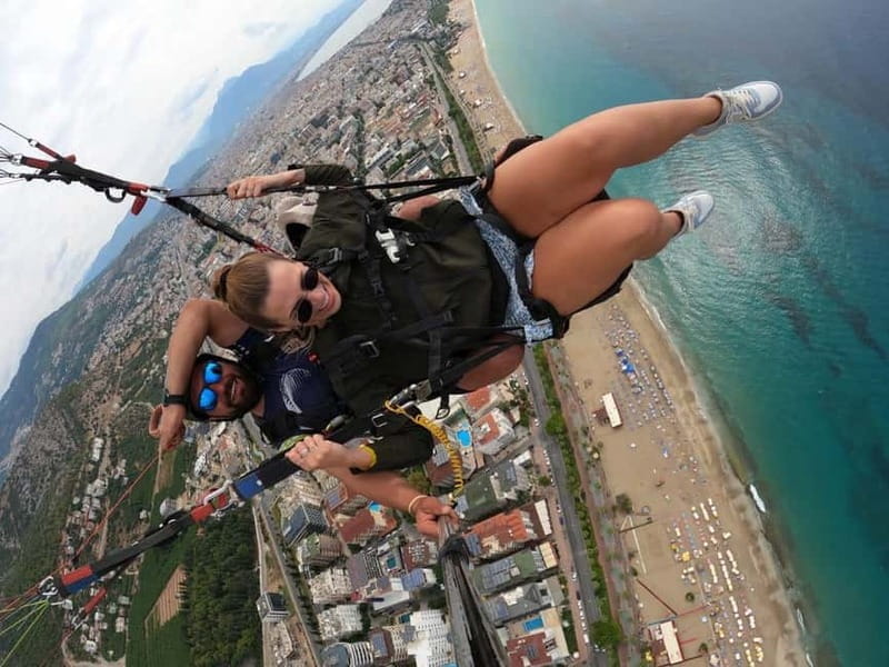 Alanya: Tandem Paragliding Experience with Video Option - The Flight Itself: A Bird’s-Eye View
