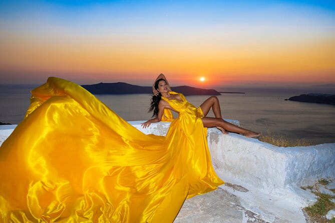 Amazing Flying Dress Photoshoot in Santorini - Who Should Consider This Experience?