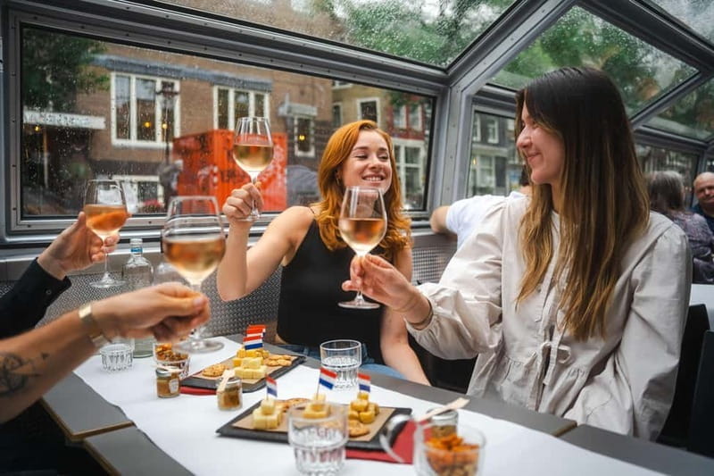 Amsterdam: Cheese & Wine Cruise Tasting Experience - The Scenic Route and Landmarks