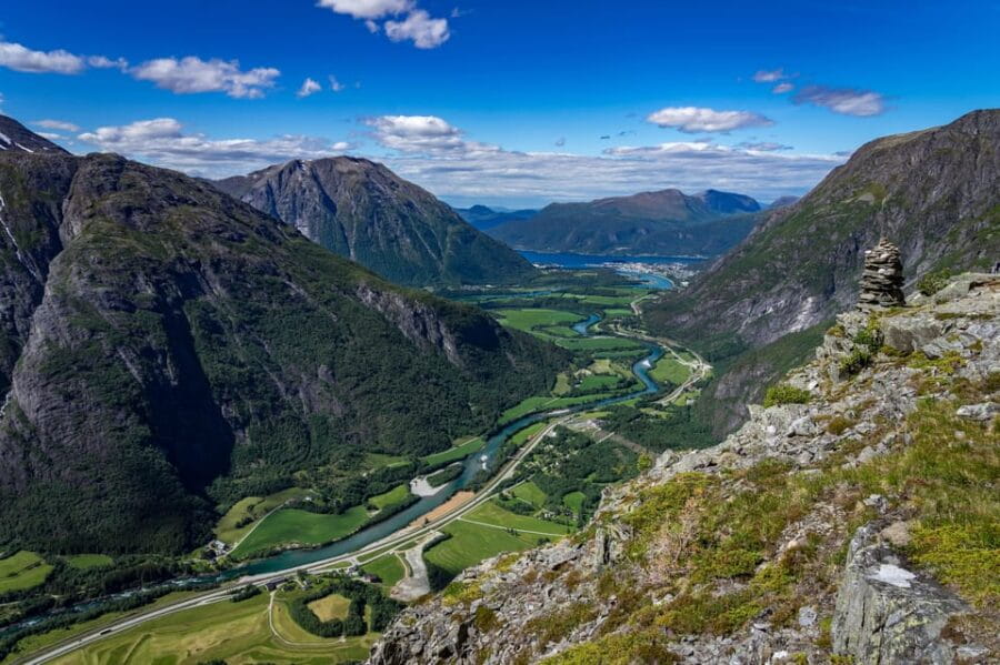 Andalsnes: Bike & Hike Adventure to Litlefjellet Summit - Scenic Ride to Isfjorden and Vejedalen Valley