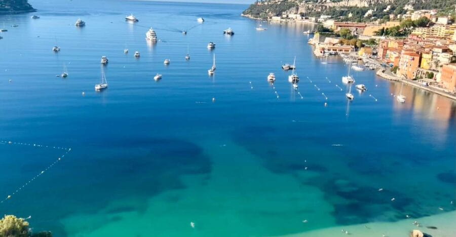 Balade en mer de Villefranche sur Mer & stop baignade - La Mala Bay and the Cave of a Thousand Colors