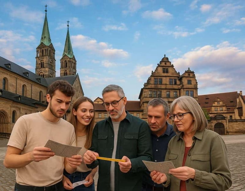 Bamberg: Outdoor escape game with puzzle backpack - Discovering Bamberg Through Puzzles
