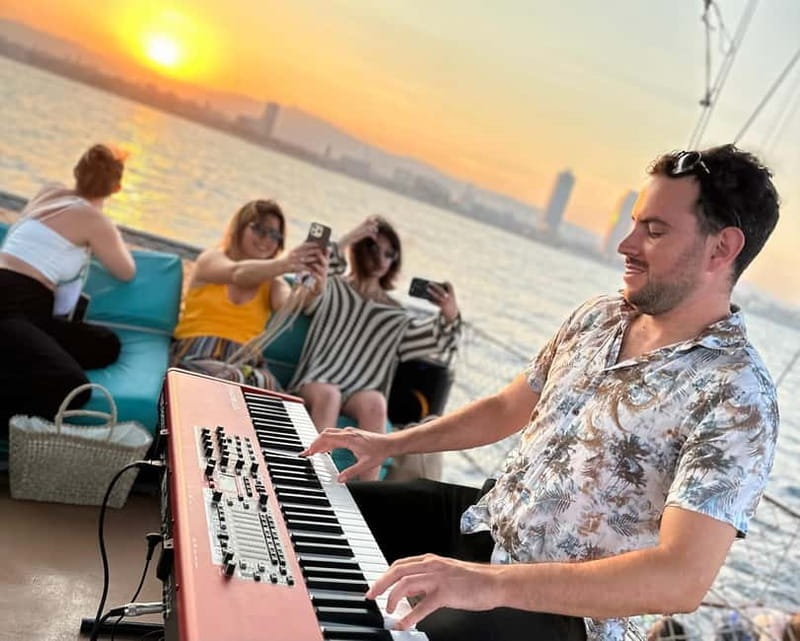 Barcelona: Sunset Cruise with Live Music by Aperol - The Itinerary: A Glimpse of the Coastline and City Lights