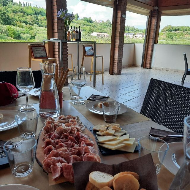 Bardolino: Vineyard Tour with Wine, Olive Oil & Food Tasting - The Scenic Terrace and Tasting Experience