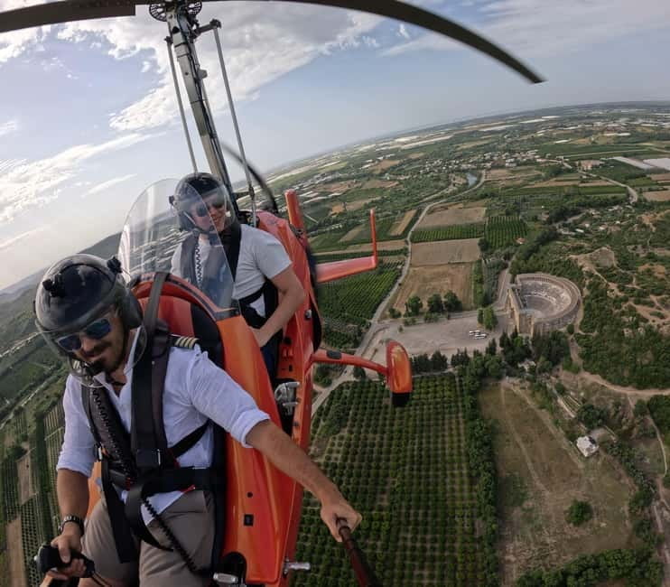 Belek: Aspendos Antique Theater Gyrocopter Tour - The Thrill of Flying Over Belek and Aspendos