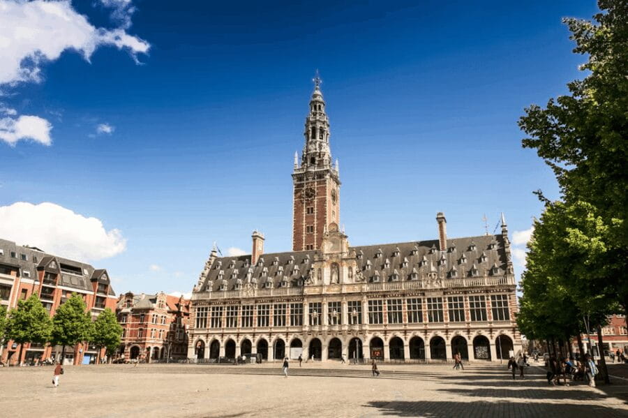 Belgium: Guided tour of Leuven - The Grote Markt and the Gothic Masterpiece of Leuven Town Hall