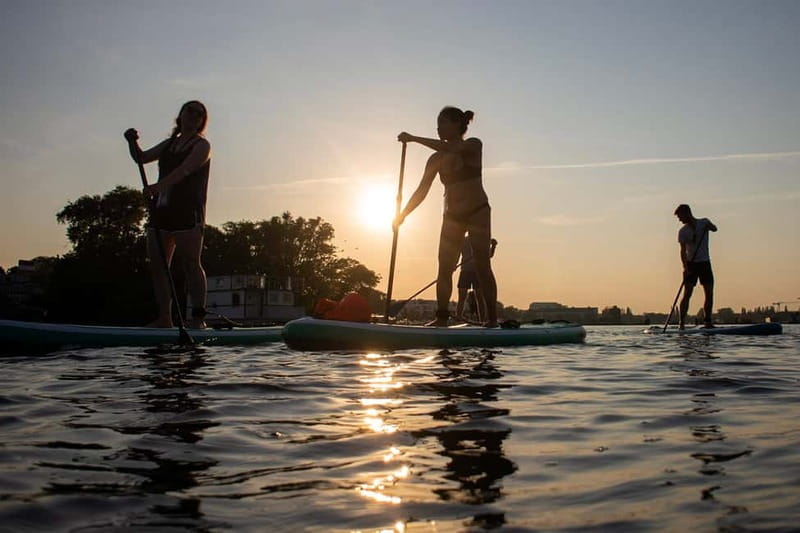 Berlin: SUP Sunset Tour to the Molecule Man - The Experience of Paddling in Berlin