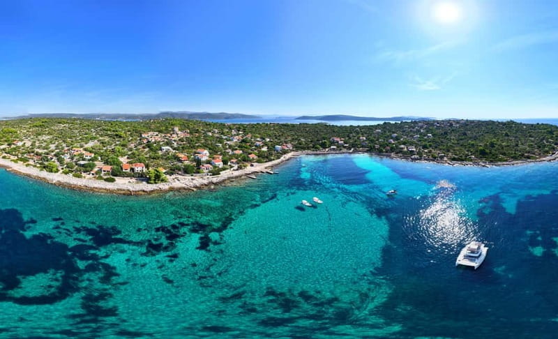 Blue Lagoon and 3 Islands speedboat tour with wine and juice - Cruising to the Blue Lagoon: A Natural Marvel