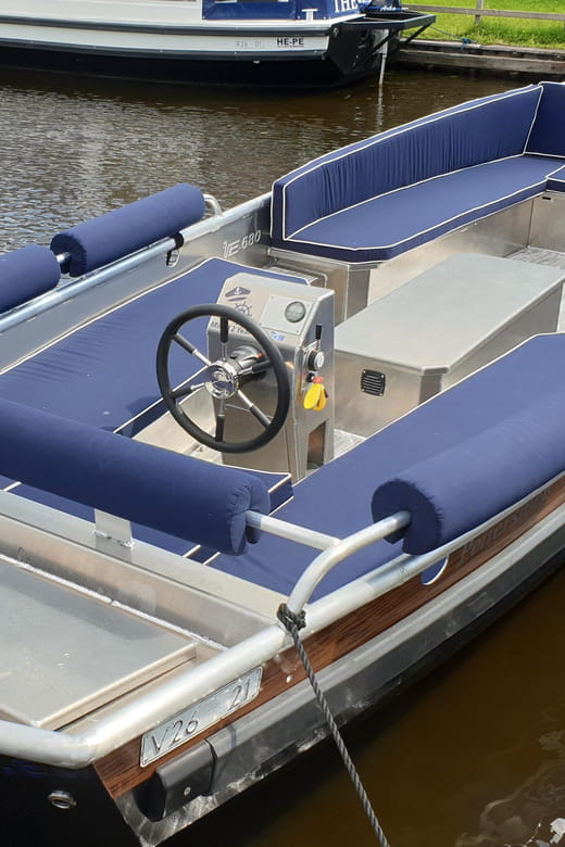 Boatrental 2 Hours 12 Person with Steeringwheel and cushions - Price, Logistics, and Overall Value
